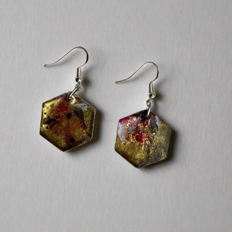 Resiliently Resin Earrings