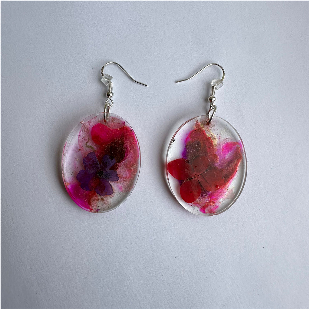Resiliently Resin Earrings