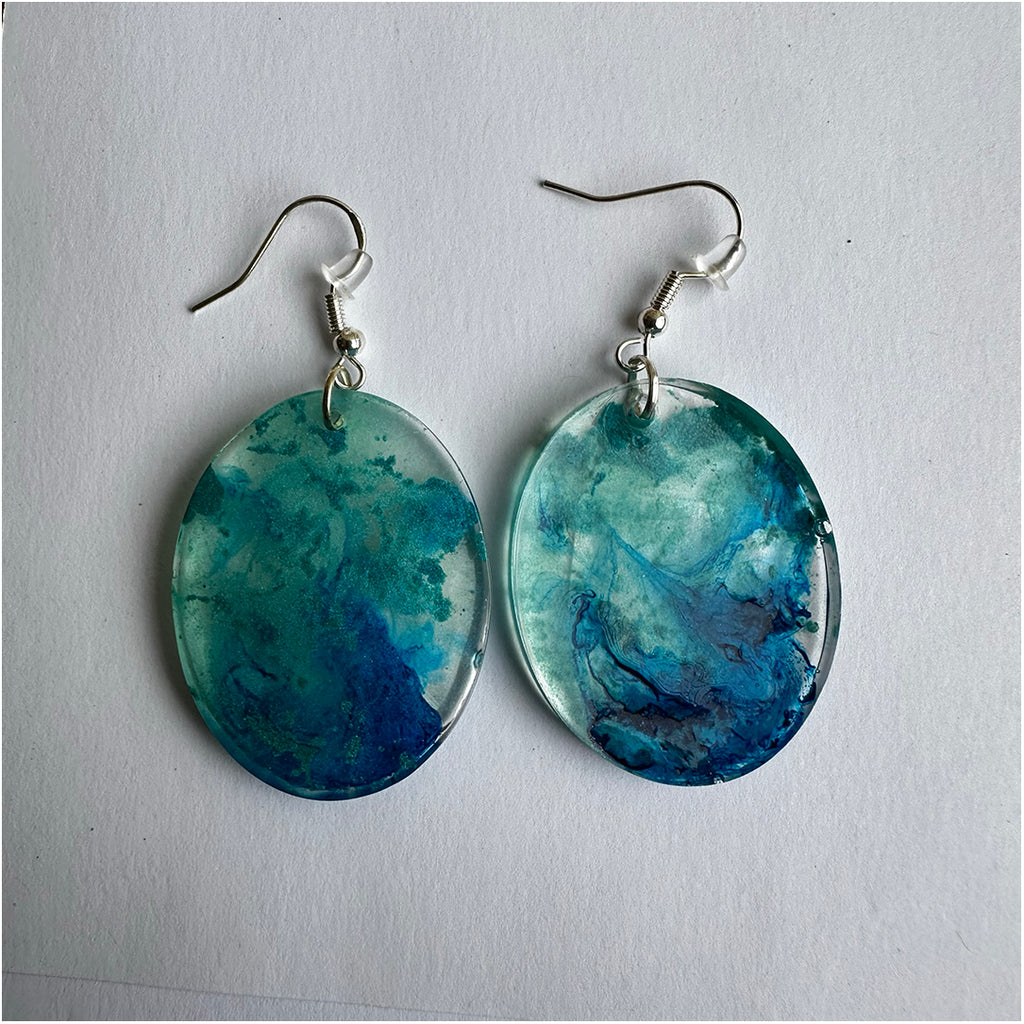Resiliently Resin Earrings