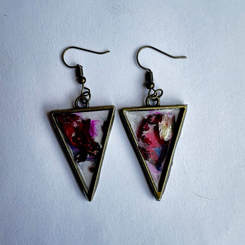 Resiliently Resin Earrings