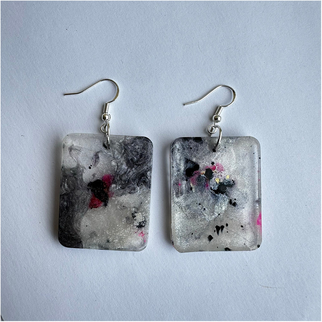 Resiliently Resin Earrings