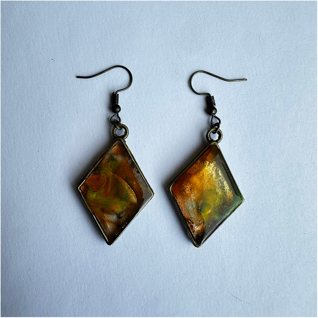 Resiliently Resin Earrings