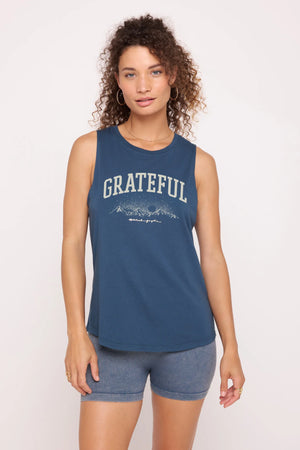 Muscle Tank - Grateful Jade