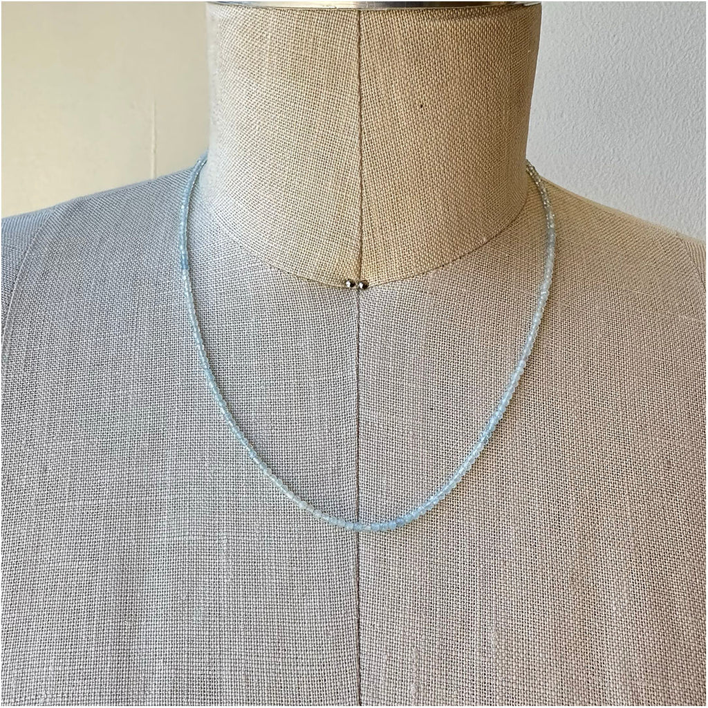 Aquamarine Semi-Precious Stone Chain